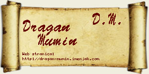 Dragan Mumin vizit kartica